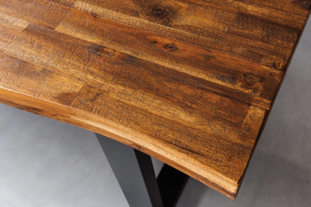 Jedálenský stôl 42047 180x90cm Masív drevo Acacia