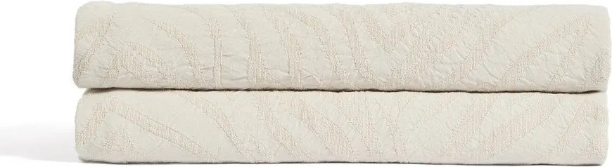 Slonovinový žakárový pléd 180x260 cm Zenti – Kave Home