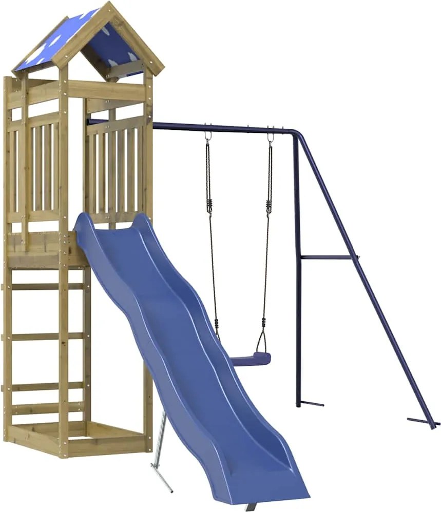 vidaXL Vonkajšia súprava na hranie impregnovaná borovica