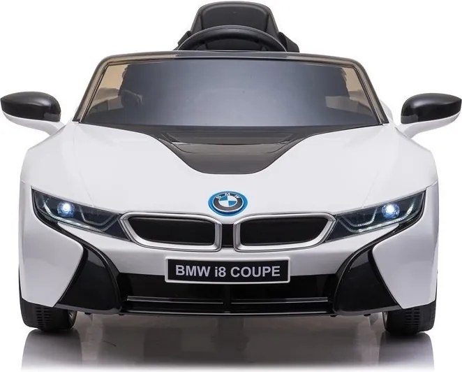 LEAN CARS Elektrické autíčko BMW i8 Coupé, biele