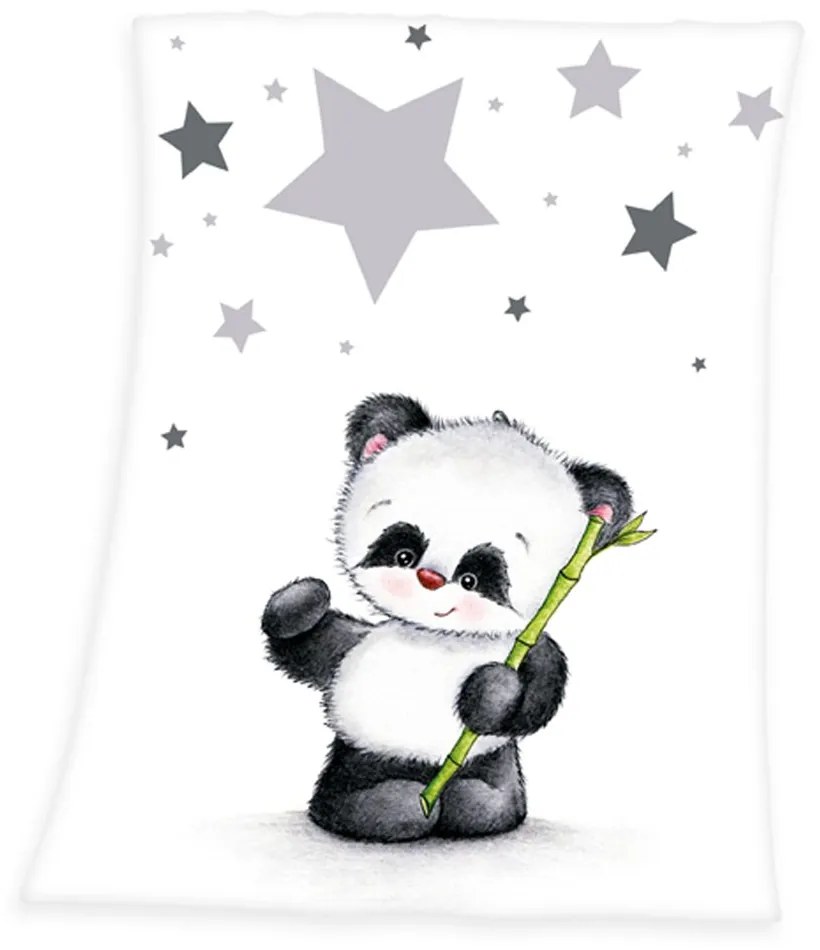 Herding Detská deka Panda star 75x100 cm