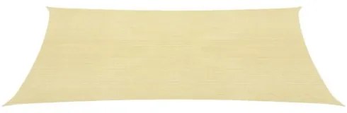 vidaXL Tieniaca plachta 160 g/m², béžová 4x7 m, HDPE-