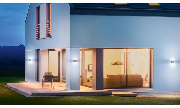 Steinel 079253-LED Vonkajšie nástenné svietidlo L830 C LED/9,1W/230V IP44 antracit