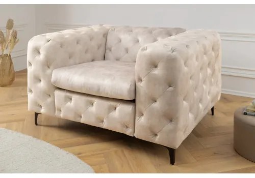 Kreslo 45985 Modern Barock Zamat Champagner - Komfort-nábytok