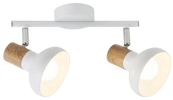 Rabalux 5944 - Bodové svietidlo HOLLY 2xE14/40W/230V biela