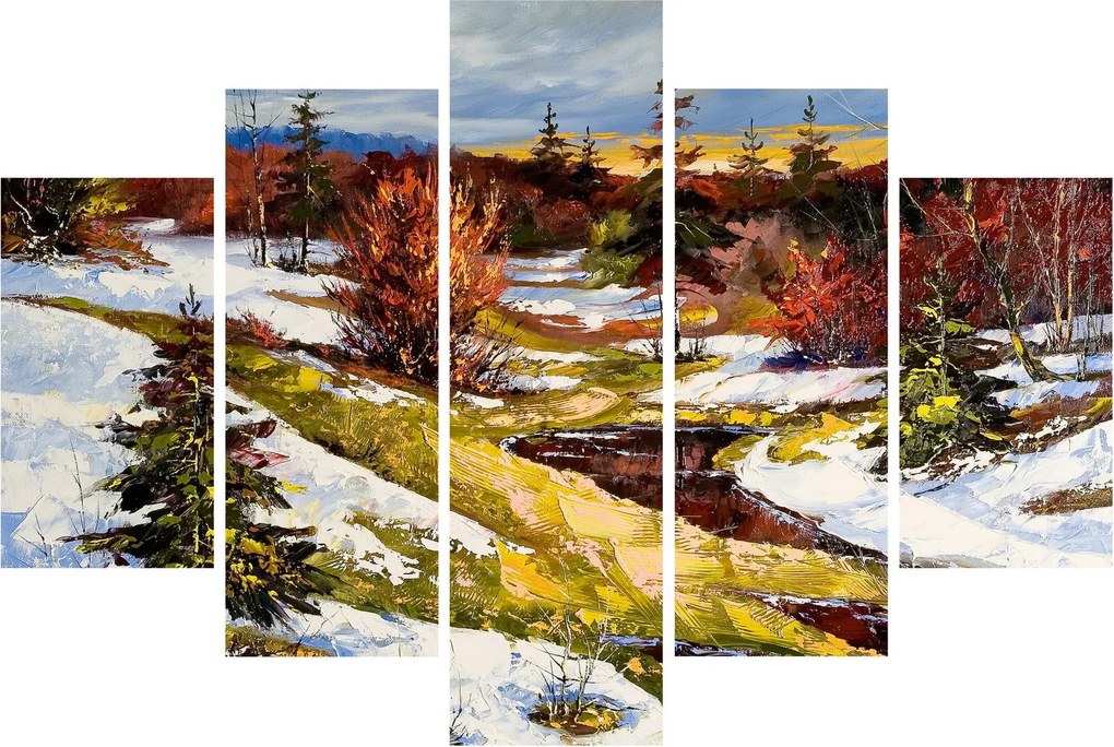 Obraz - Príchod jari (150x105 cm)