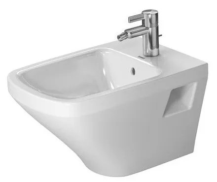 DURAVIT DuraStyle závesný bidet s otvorom, 370 mm x 540 mm, s povrchom WonderGliss, 22821500001