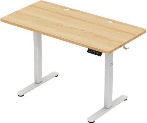 Elektrický výškovo nastaviteľný stôl Mark Adler Leader 6.9 Dub Craft / biely