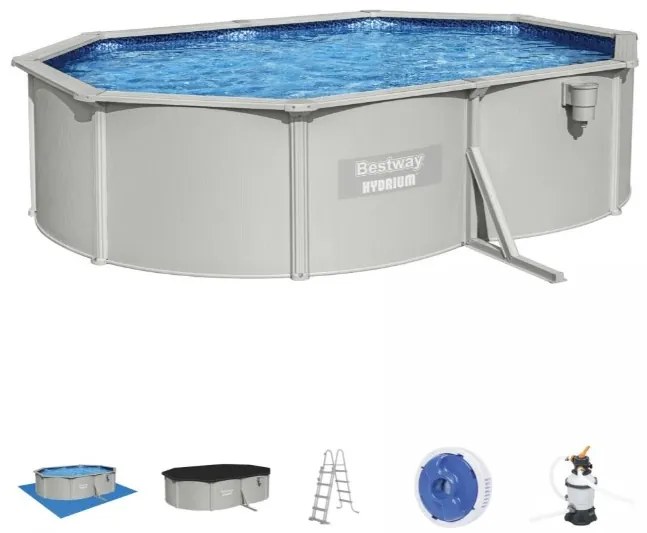 Bestway Panelový oválny bazén Bestway 500 x 360 x 120 cm [56586]