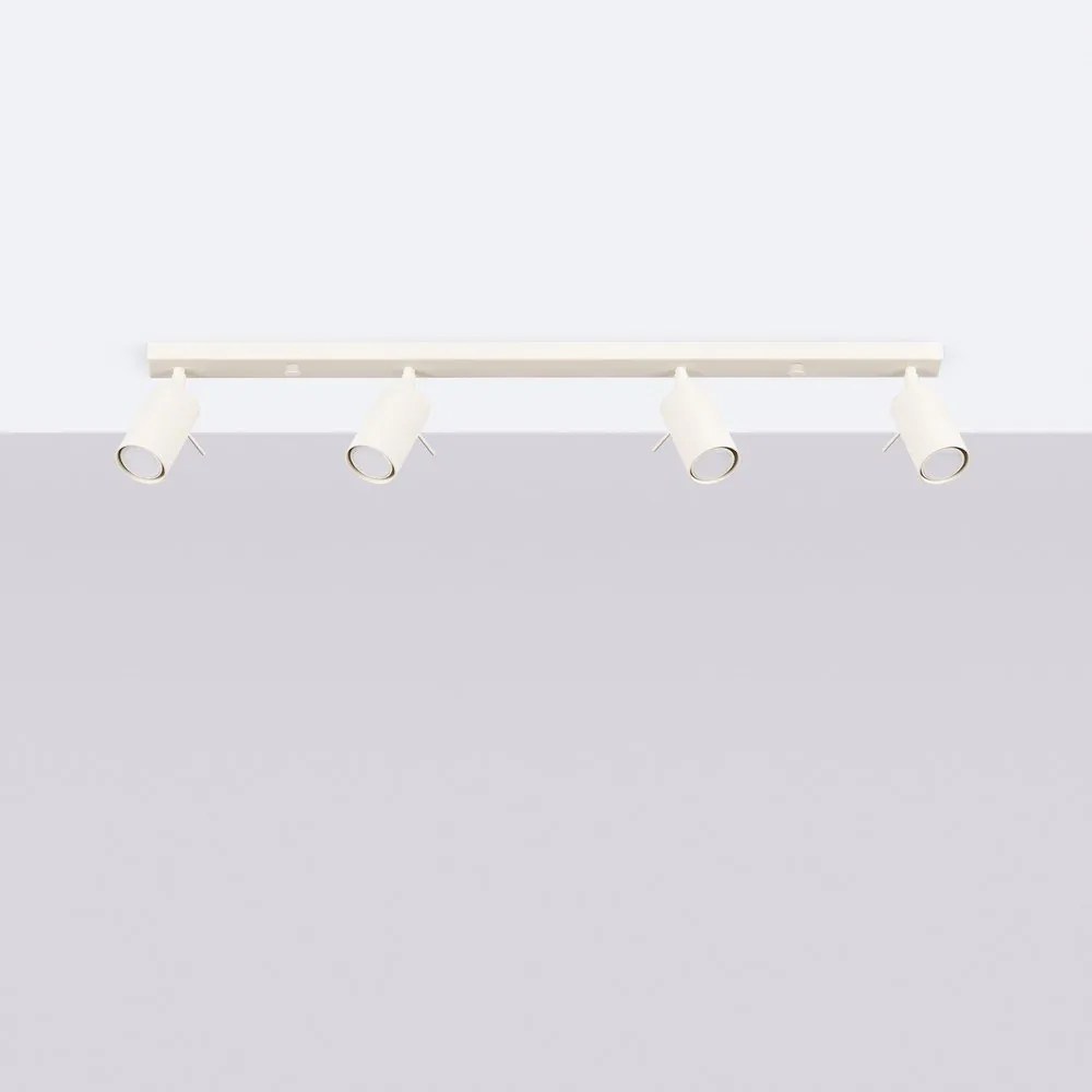 Krémovobiele bodové svietidlo 6x81 cm Etna – Sollux