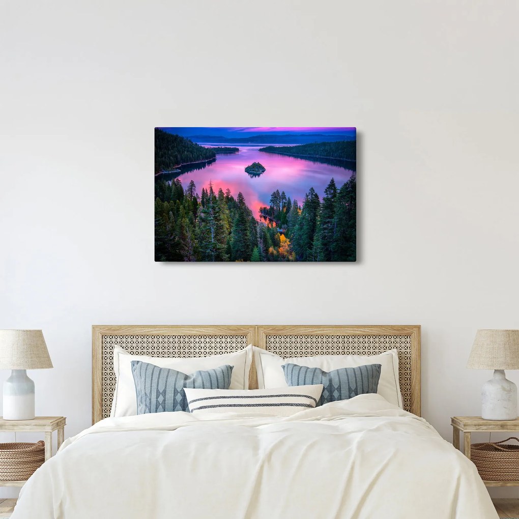 Obraz - Jazero Tahoe, Sierra Nevada, Kalifornia, USA (90x60 cm)