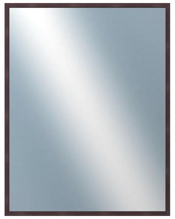 DANTIK - Zrkadlo v rámu, rozmer s rámom 70x90 cm z lišty FC hnedá vysoká (2184)