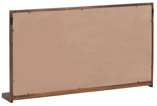 furniture-nabytek.cz - Masívne kúpeľňové zrkadlo Sydney dark I z akácie, lakované, hnedé – 105×60 cm