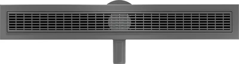 Mexen Flat 360° M33 sprchový žľab 60 cm, brúsený grafit, 1E33060-40