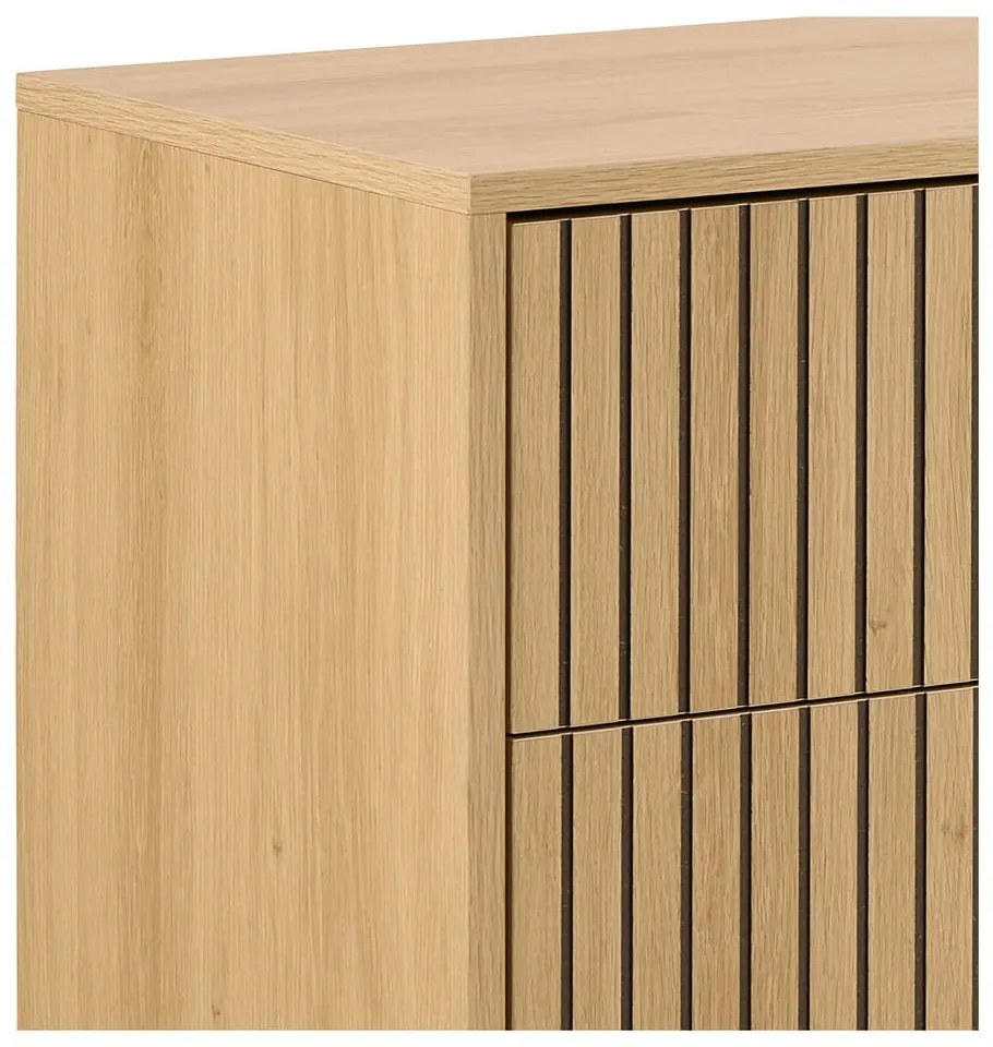 Komoda v dekore duba v prírodnej farbe 158x80x40 cm Albany – Actona