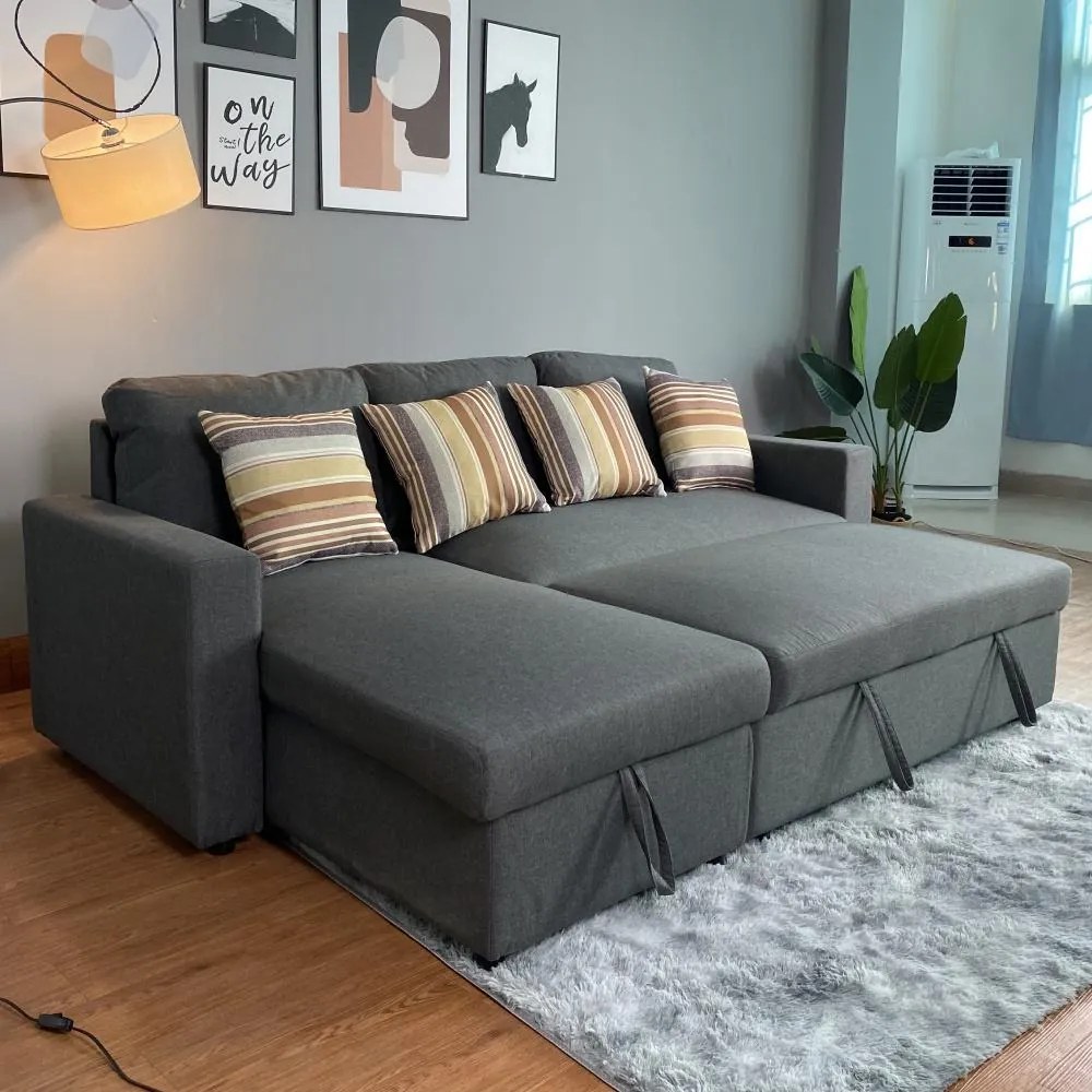 Rozkladacia rohová súprava KIMBERLAND s úložným priestorom