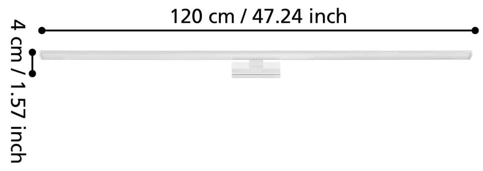 LED nástenné svietidlo v striebornej farbe PANDELLA 1 – EGLO