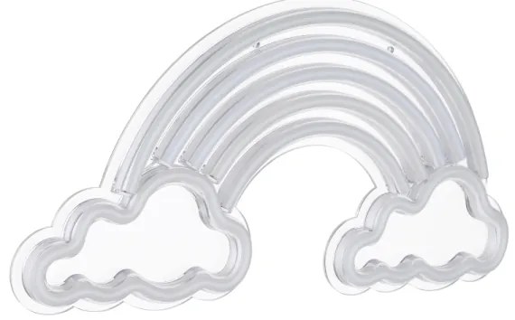 Globo 28056 - LED neónová nástenná dekorácia RAINY LED/3W/USB dúha