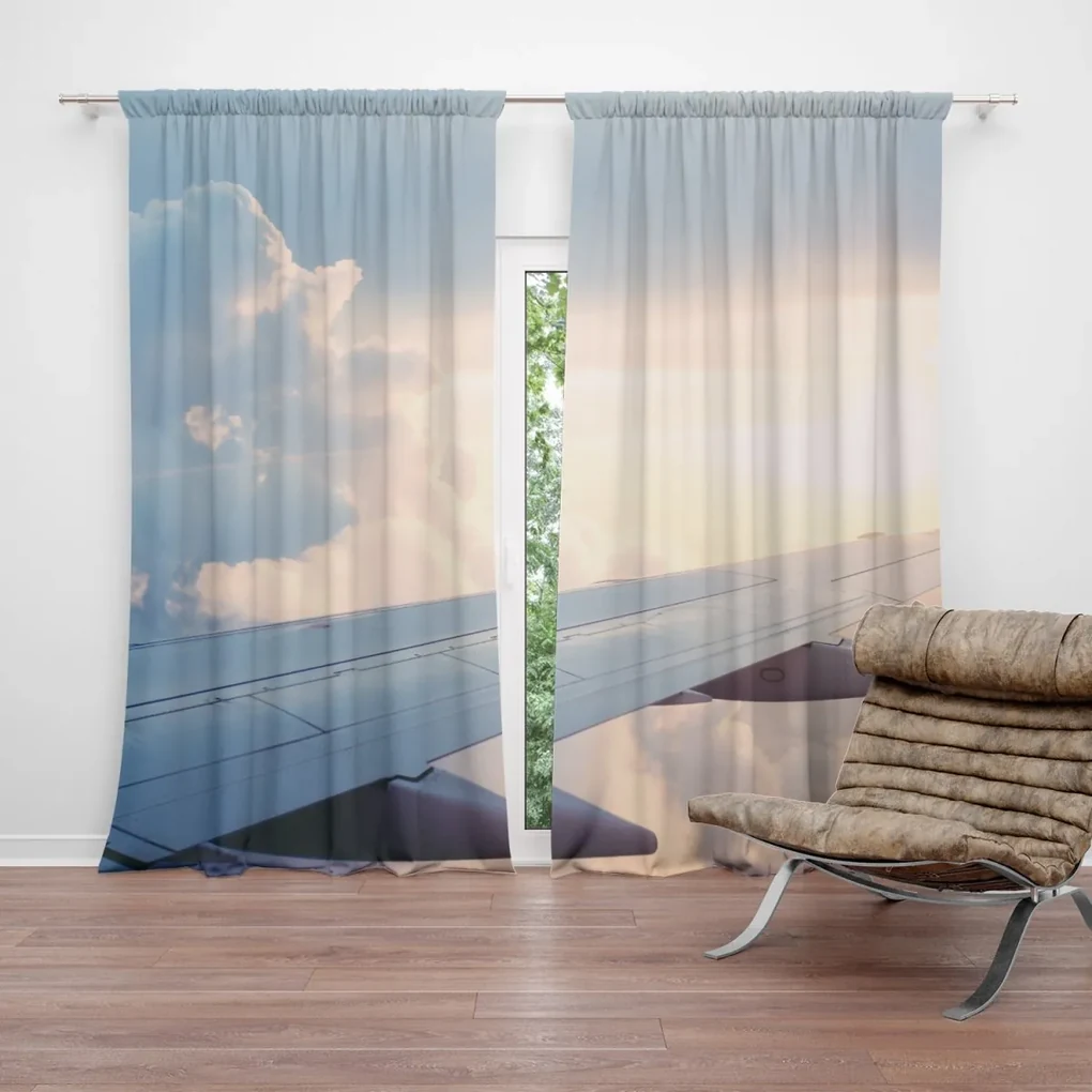 Sablio Záves Krídlo lietadla: 2 ks 140x250 cm