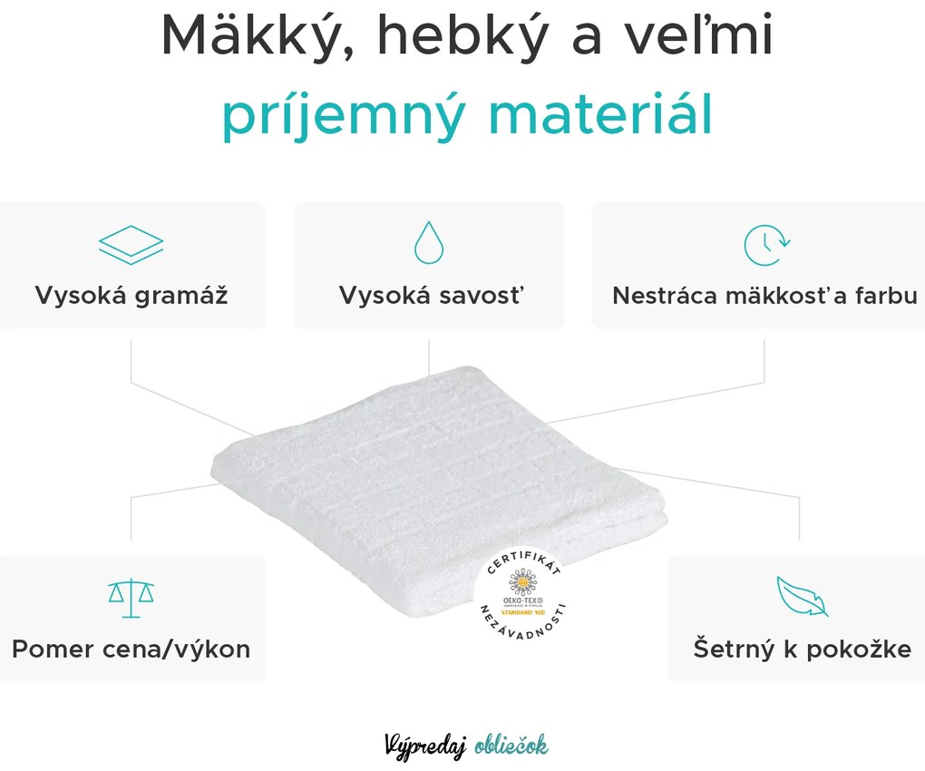 Uterák SOFT 50 x 100 cm tehlový, 100% bavlna