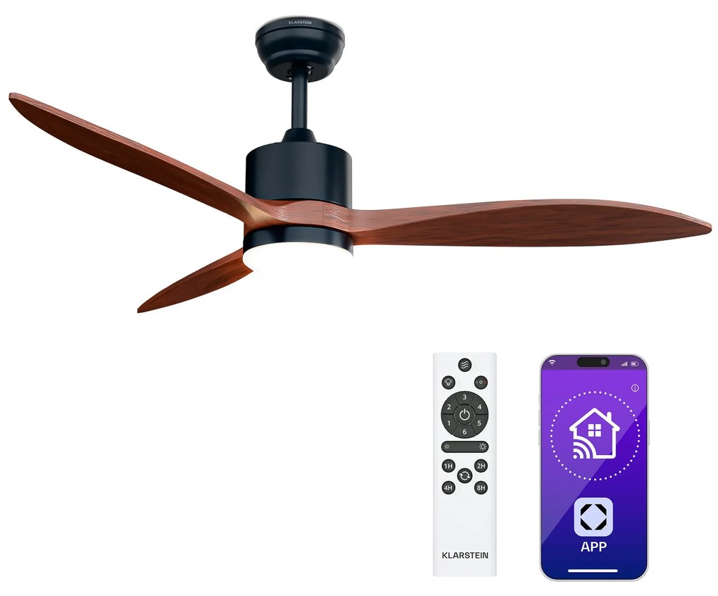 SkyBreeze Smart istropný ventilátor, Vnútorné i vonkajšie použitie, Inteligentné ovládanie, IP44, 40 dB