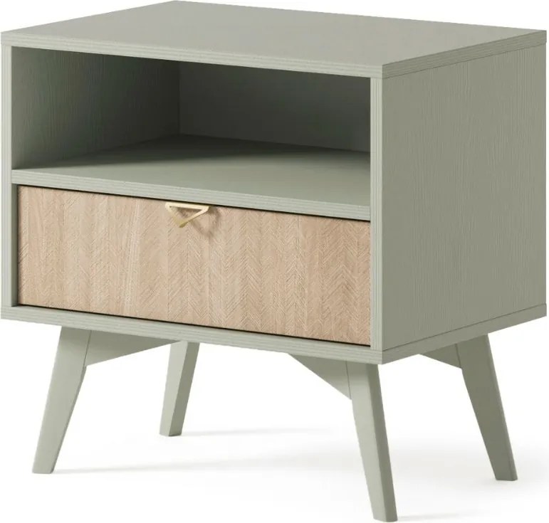 Nočný stolík Forest (S54), eukalyptus
