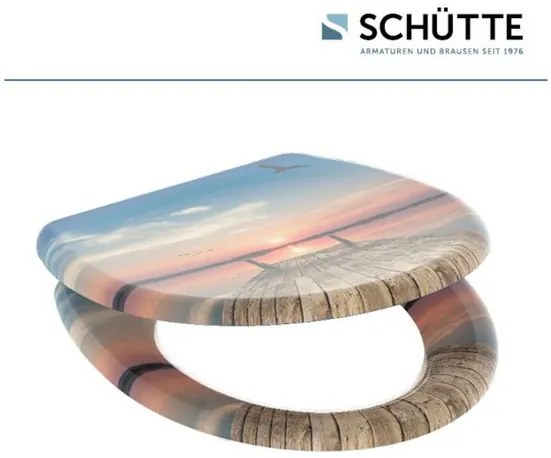 Schütte WC sedadlo z duroplastu (Západ slnka na oblohe) (100335933)