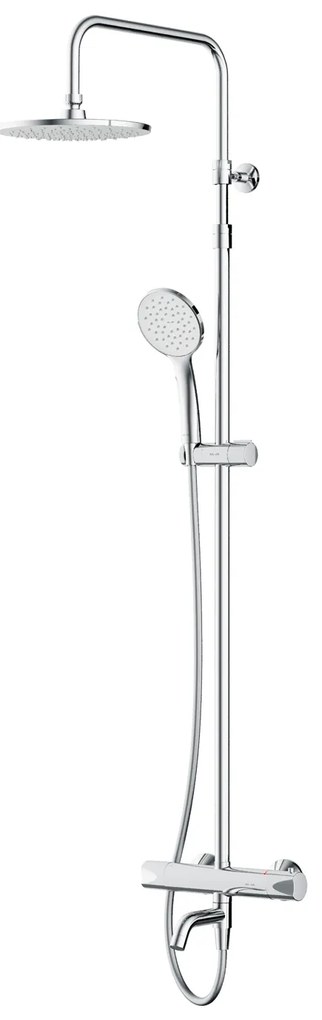 Sprchový systém AM.PM Hit F07TA500 s termostatickou vaňovou a sprchovou batériou, chróm