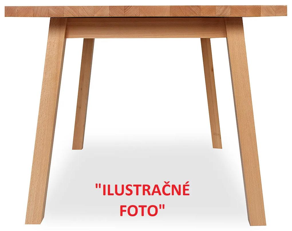 Domov Združenie  GRADO 160R L36 DA - Stôl lamino 160 x 90 + 50 cm, plát 36mm, dub arlington