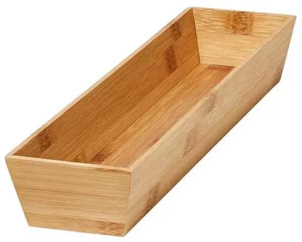 Goodhome Organizér do zásuvky, do kuchyne, príborník - NITAKI bambusový 10 x 43 cm