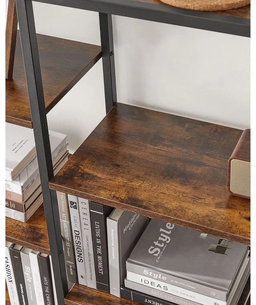Knižnica VASAGLE s otvorenými priehradkami LLS155B01