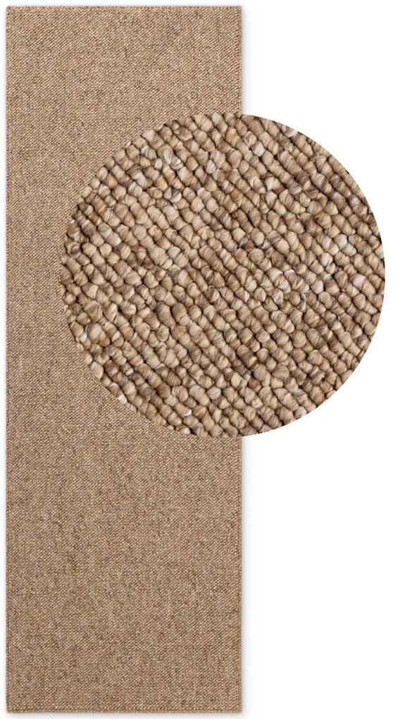 Behúň Wolly Ultra 106227 Caramel z kolekcie Elle, 80x240, hnedá, obývacia izba, ELLE Decoration
