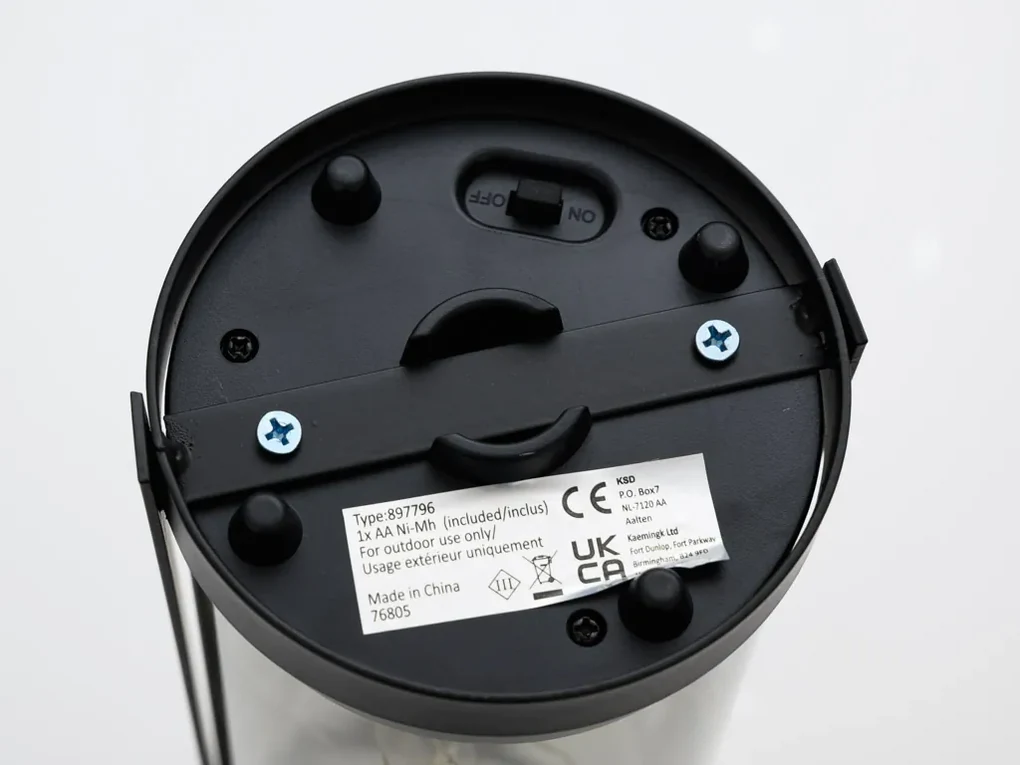 Solárna lampa LANTERN GREY 46 cm sivá