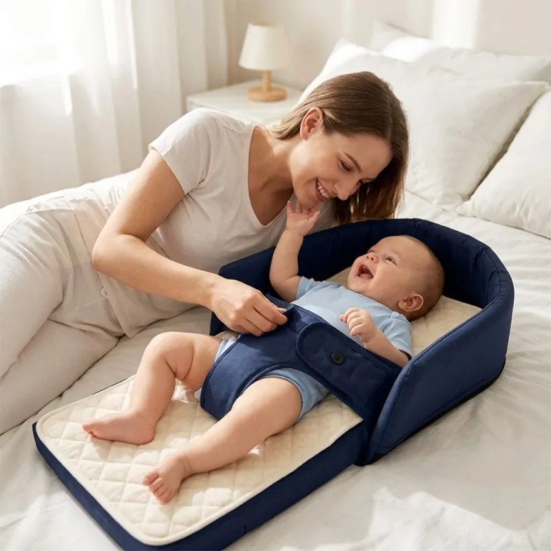 Hniezdo pre deti Multi 5v1 modré ibaby
