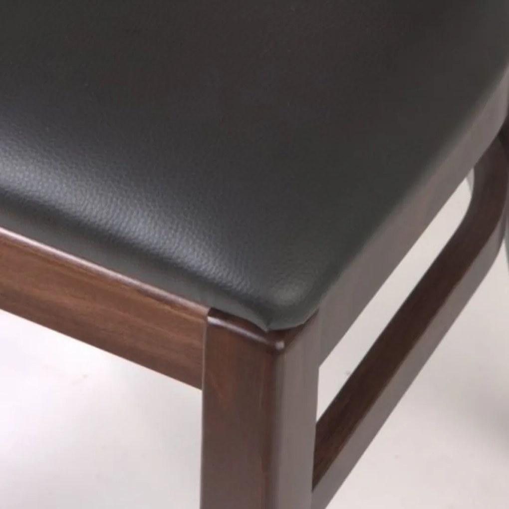 XTON 917 UP AMERICAN WALNUT DREVENÁ STOLIČKA S PODSEDÁKOM brown