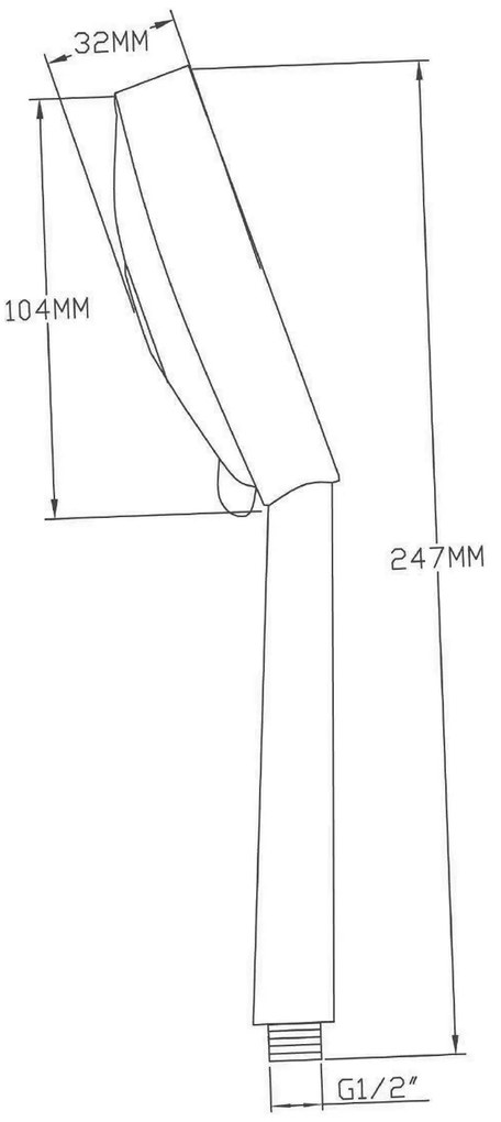 Sapho Sapho, Ručná masážna sprcha, 5 režimov sprchovania, priemer 110mm, chróm, 1204-05