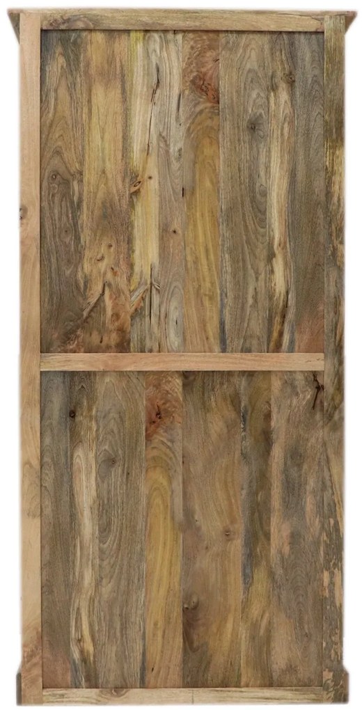 furniture-nabytek.cz - Drevená knižnica z masívu mango 100x200x45
