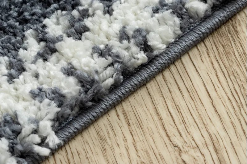 Dywany Łuszczów, Kusový koberec Berber Tanger B5940 grey and white, 180x270, šedá, obývacia izba