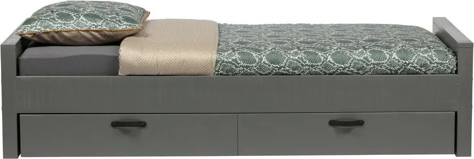 Sivá zásuvka pod posteľ Morris – WOOOD