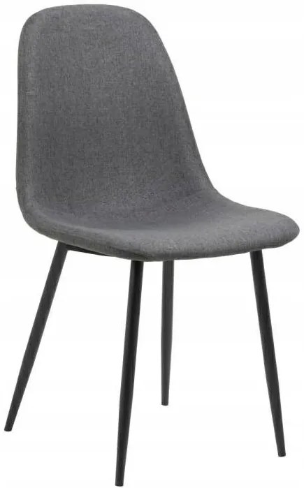 Jídelní židle Celia šedá/černá