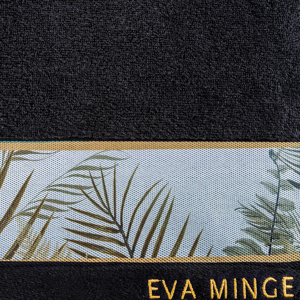 FROTÉ UTERÁK EVA MINGE17 SADA 6 KS 50X90 CM ČIERNA