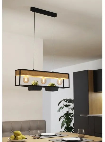 Eglo 900349 - Luster na lanku LIBERTAD 3xE27/40W/230V