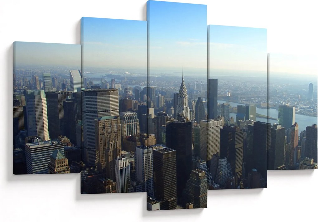 Obraz - Manhatten vo dne (150x105 cm)