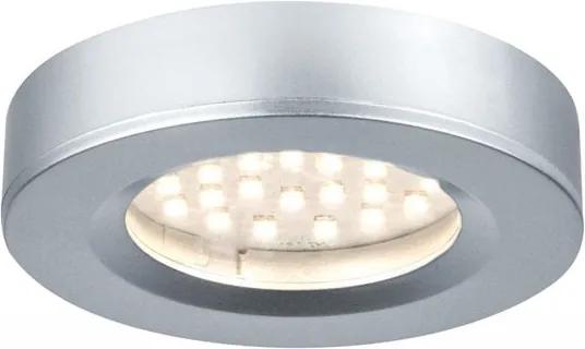 Kuchynské svietidlo PAULMANN LED nábytkové přisazené svítidlo Platy matný chrom sada 3ks vč.LED modulu 3x2,5W 93580