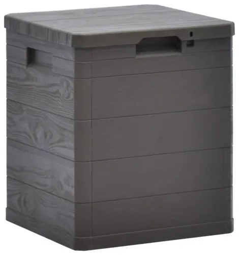 vidaXL Záhradný úložný box hnedý 90 l-