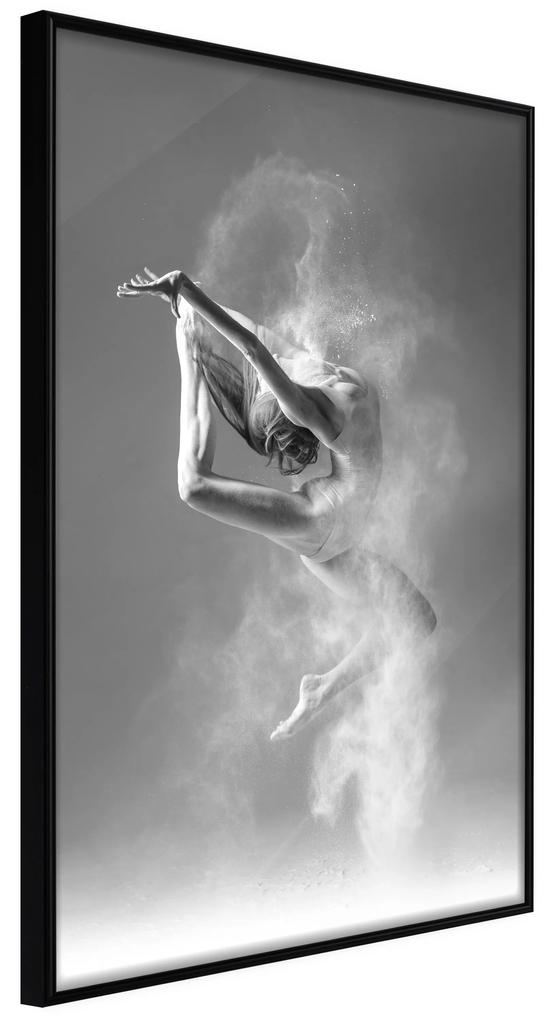 Artgeist Plagát - Ballerina [Poster] Veľkosť: 30x45, Verzia: Zlatý rám s passe-partout