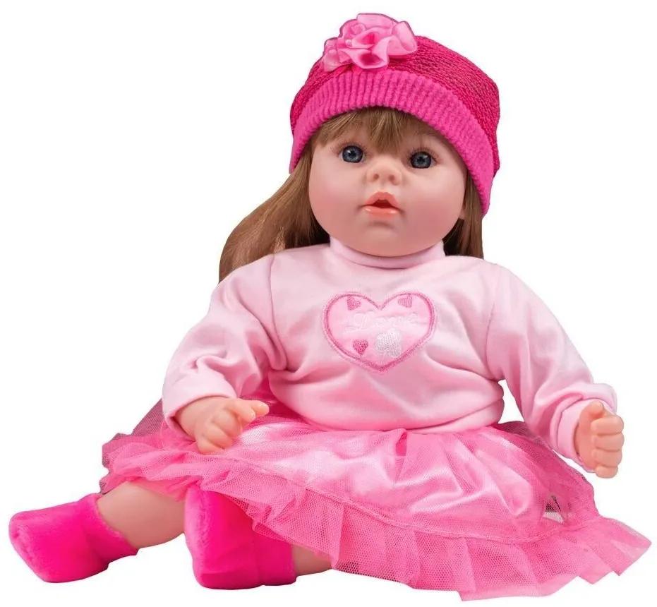 Poľsky hovoriaca a spievajúca detská bábika PlayTo Tina 46 cm