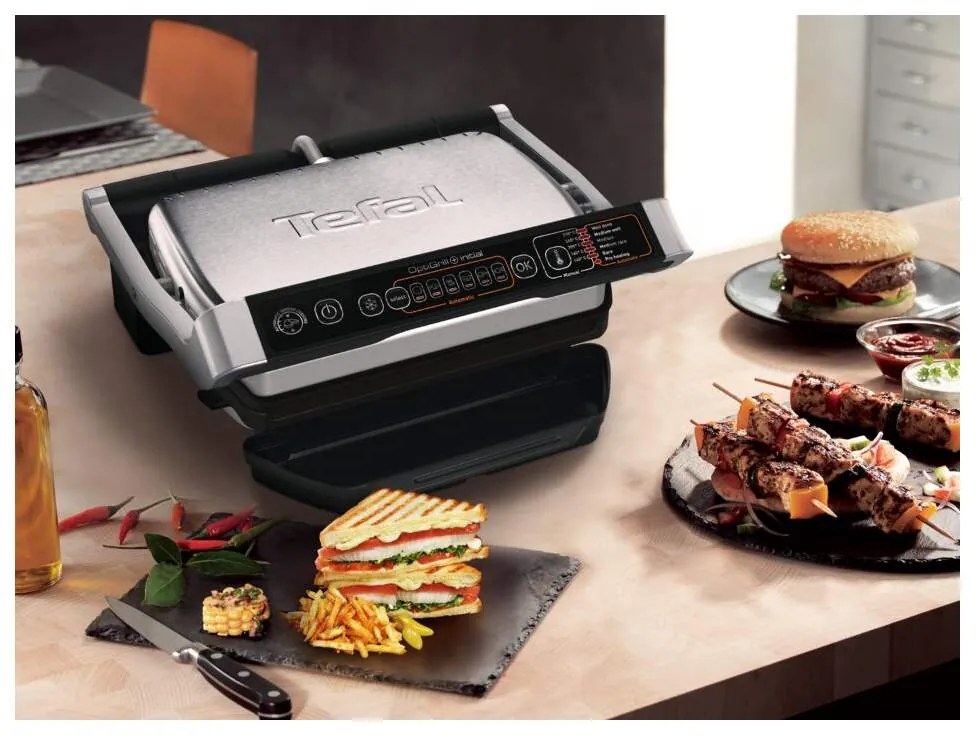 Elektrický gril Tefal Optigrill Initial GC706D34(použité)