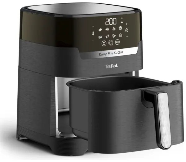 Tefal - Teplovzdušná fritéza 4,2 l EASY FRY&amp;GRILL 2v1 1550W/230V čierna