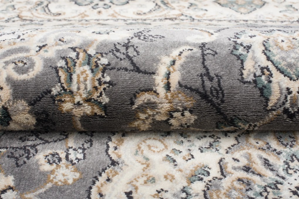 TA Koberec 6956A SIVÁ DUBAJSKÁ CHU Rozmer: 250x350 cm